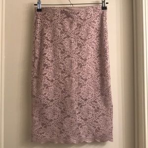 Forever 21 lace overlay pencil skirts