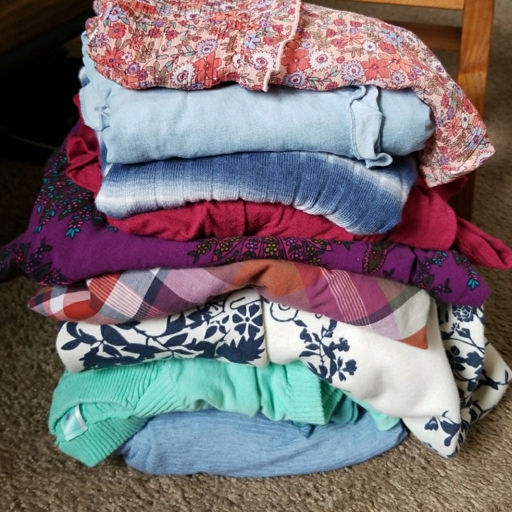 Size large women's clothing lot