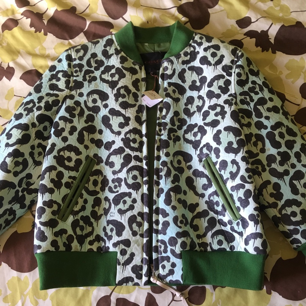 Authentic Coach lather jacket
