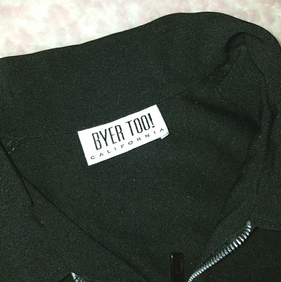 Byer Too! Black Zip up Jacket - Picture 2 of 4