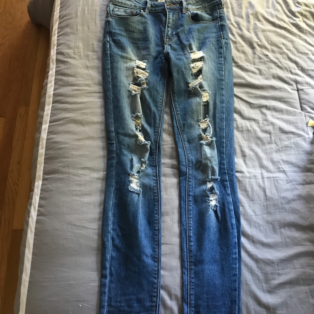 high rise "skinniest" jeans