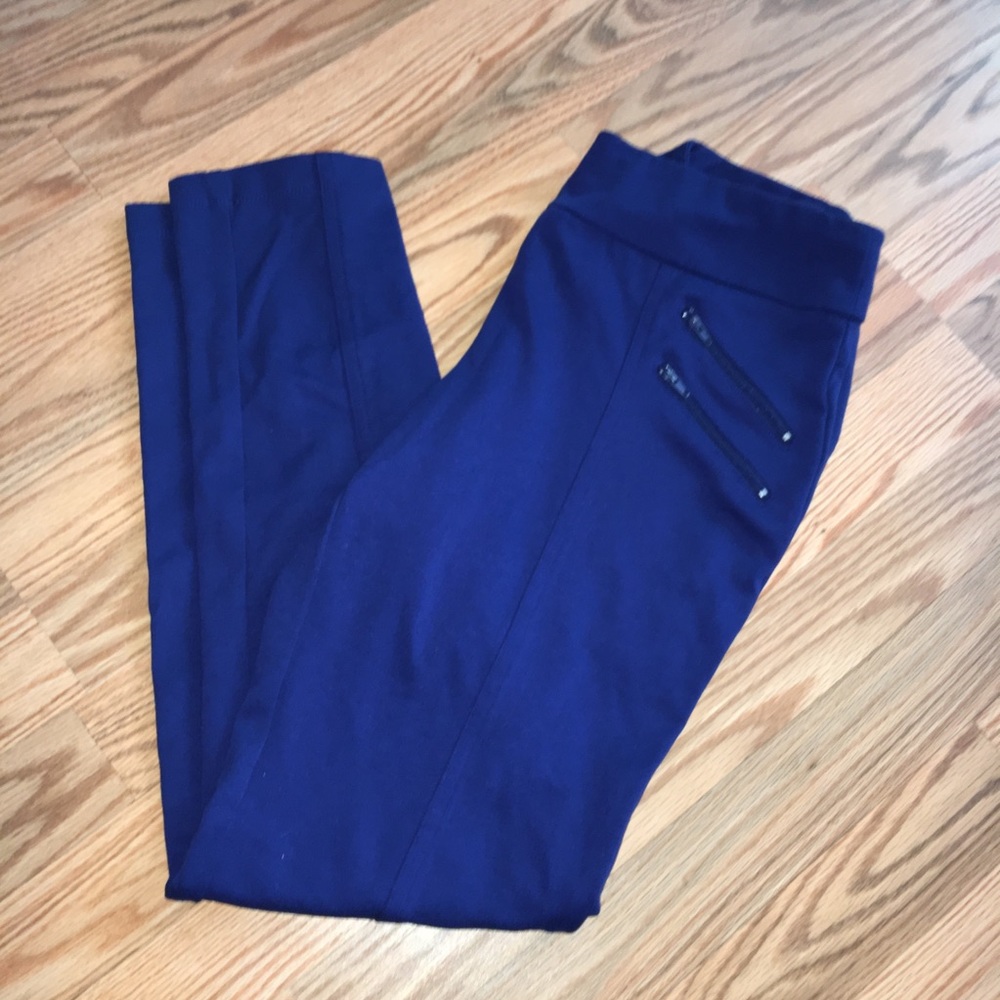 Navy dress pants, comfy cotton stretchy