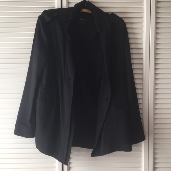 All Saints Kaiya Jacket in navy - Picture 2 of 4