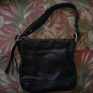 Black Coach Leather Handbag