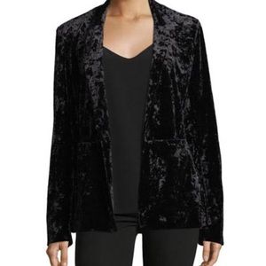 Crush velvet blazer
