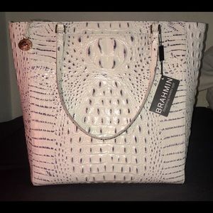 Brahmin white handbag