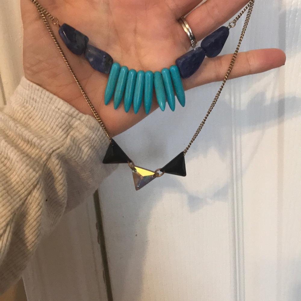 Layered tribal necklace
