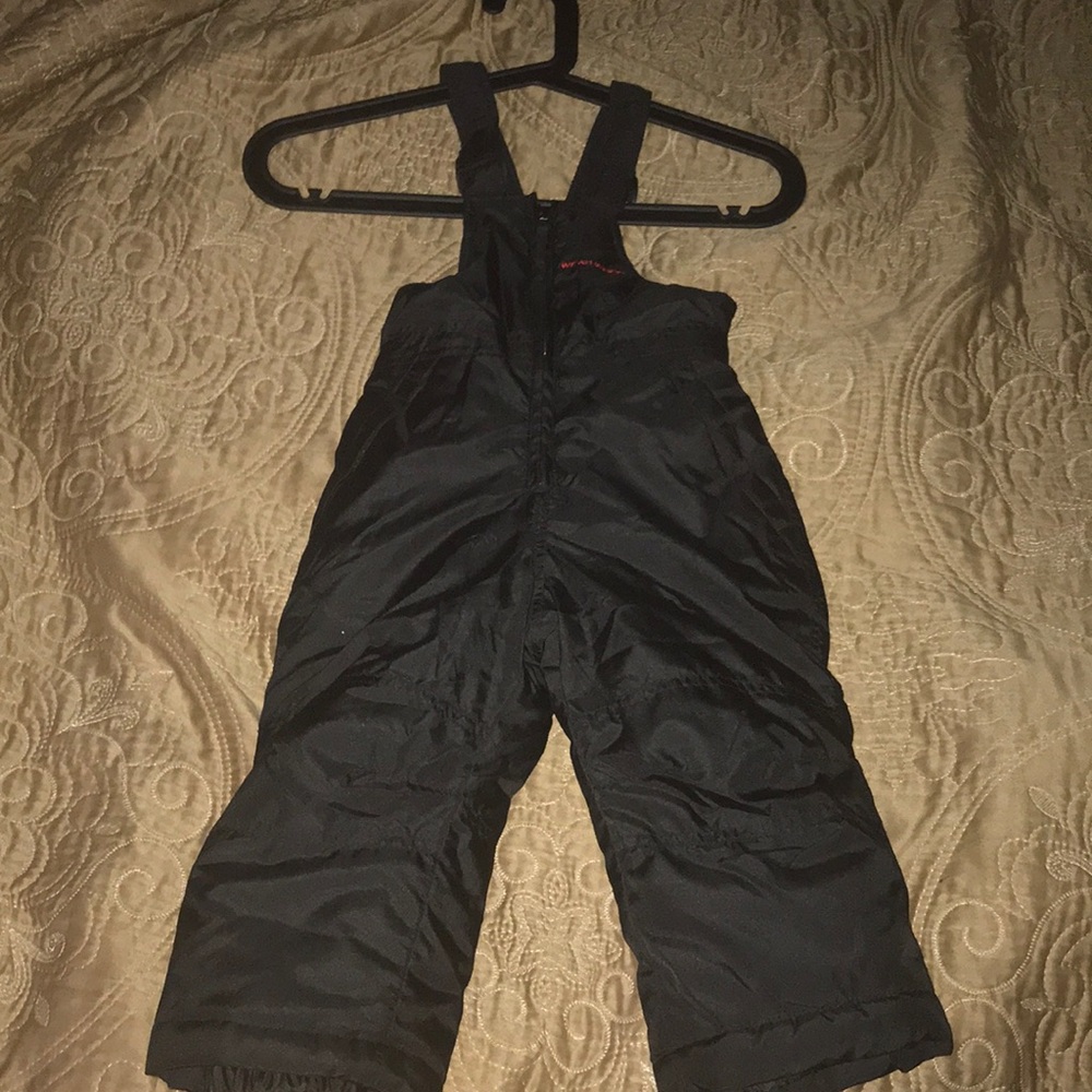 Weatherproof ski pants with matching coat