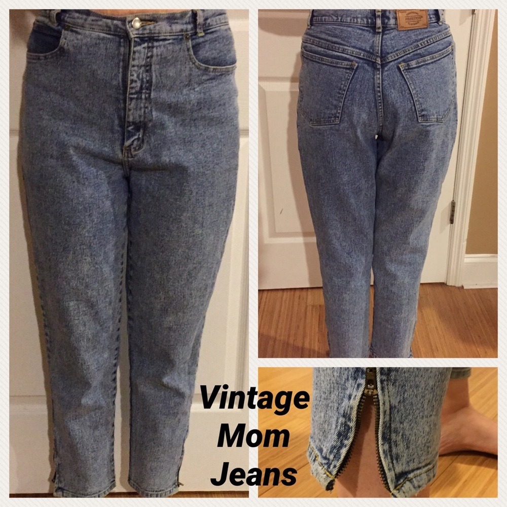 Vintage 80s High Waist Mom Jeans - Picture 1 of 8