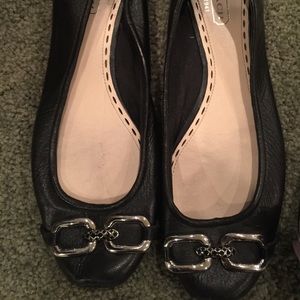 Black Coach Flats