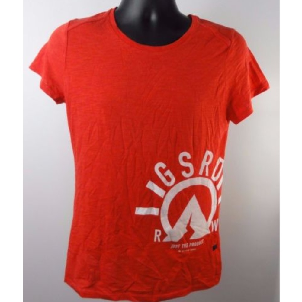 G-Star Raw Men's Orange T-shirt Size Large