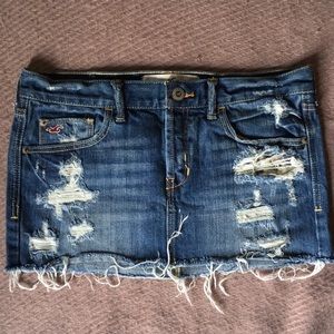 Denim Mini Skirt
