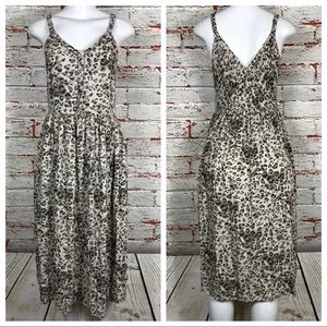 Rebecca Taylor Dress Size 2 Leopard Sleeveless