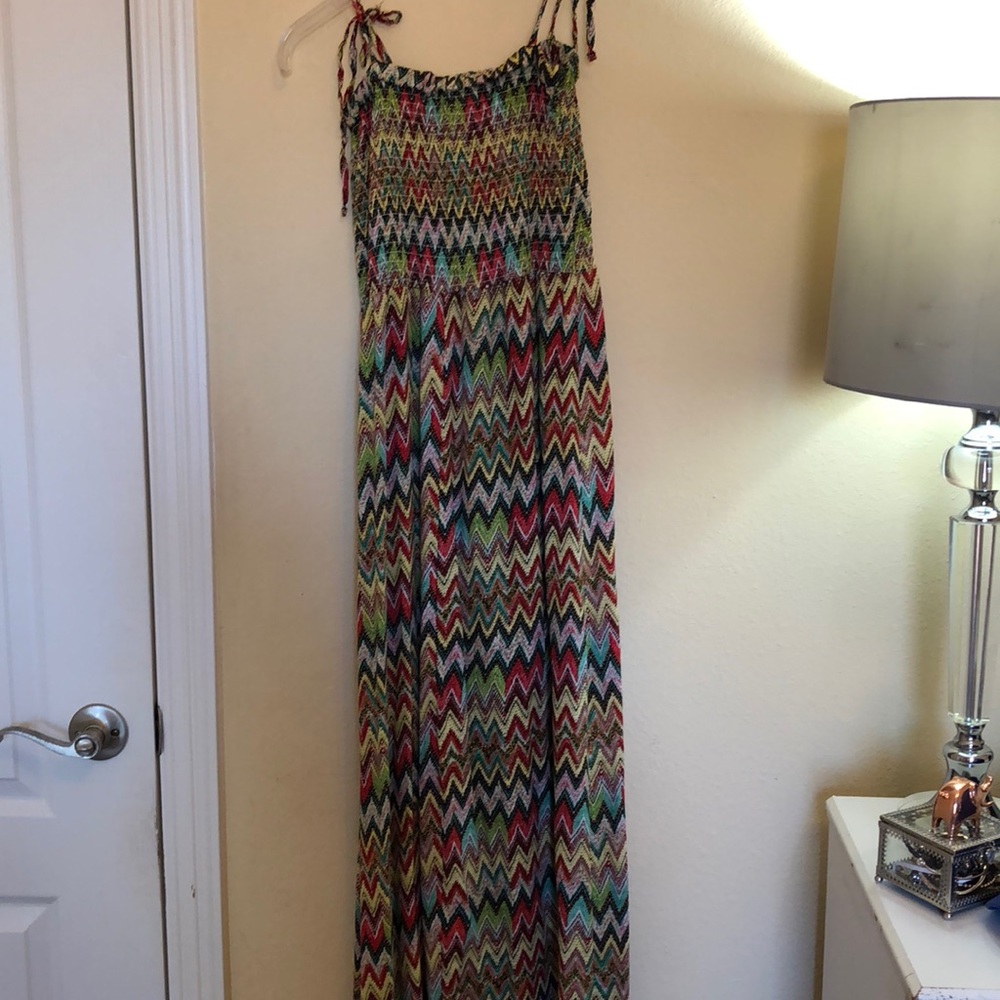 Chevron Maxi Dress