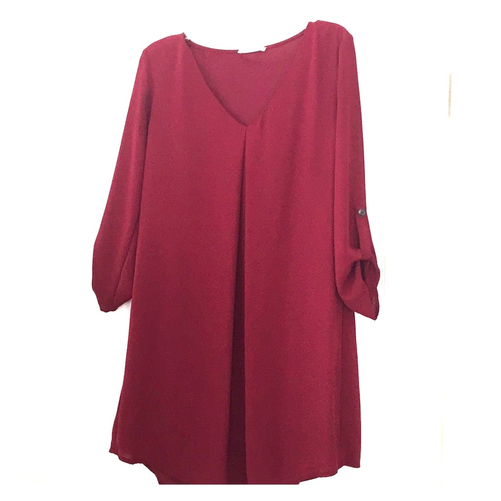 NBW Lush Maroon Tunic Top!