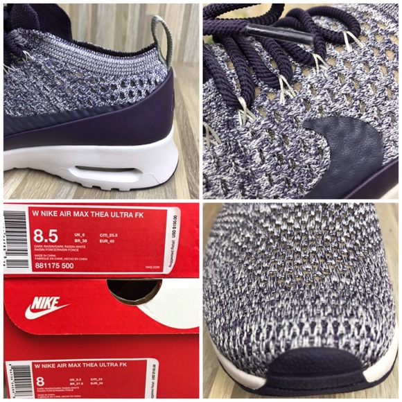 NWT Nike Air Max Thea Ultra FK Dark Raisin WMNS - Picture 8 of 8