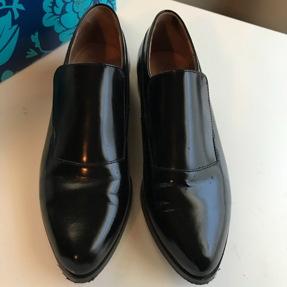 Black loafers