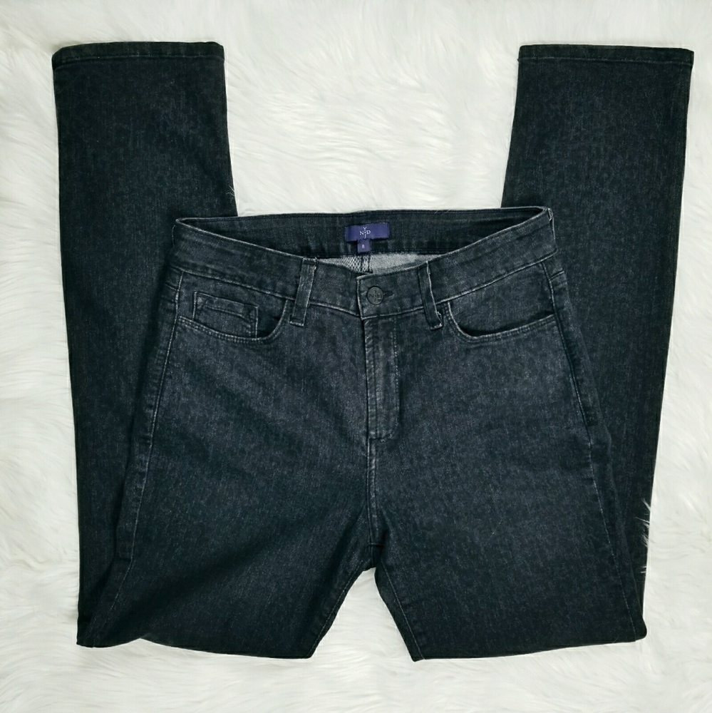 NYDJ Not Your Daughters Jeans Black Cheetah Print