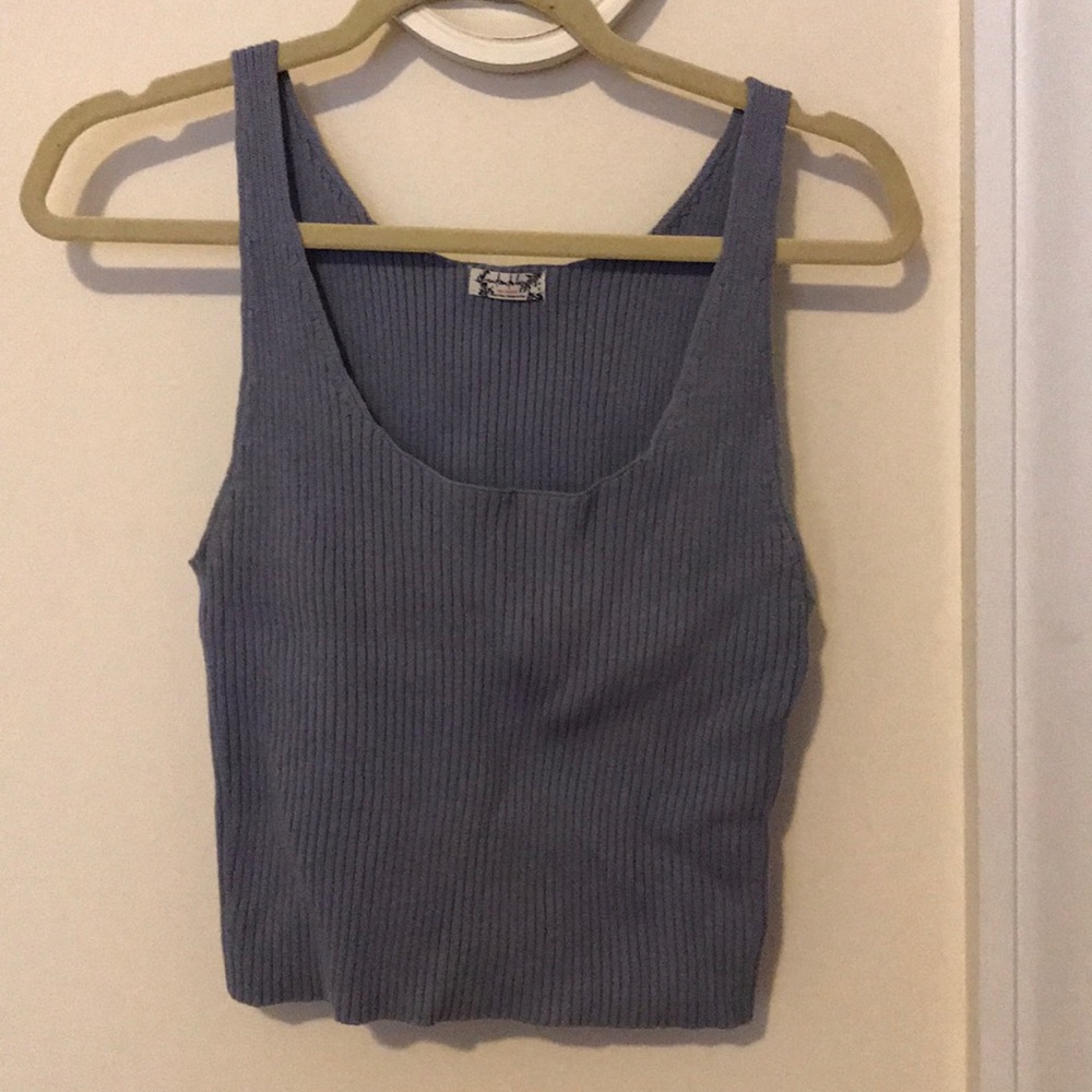 Knit Tank Crop Top