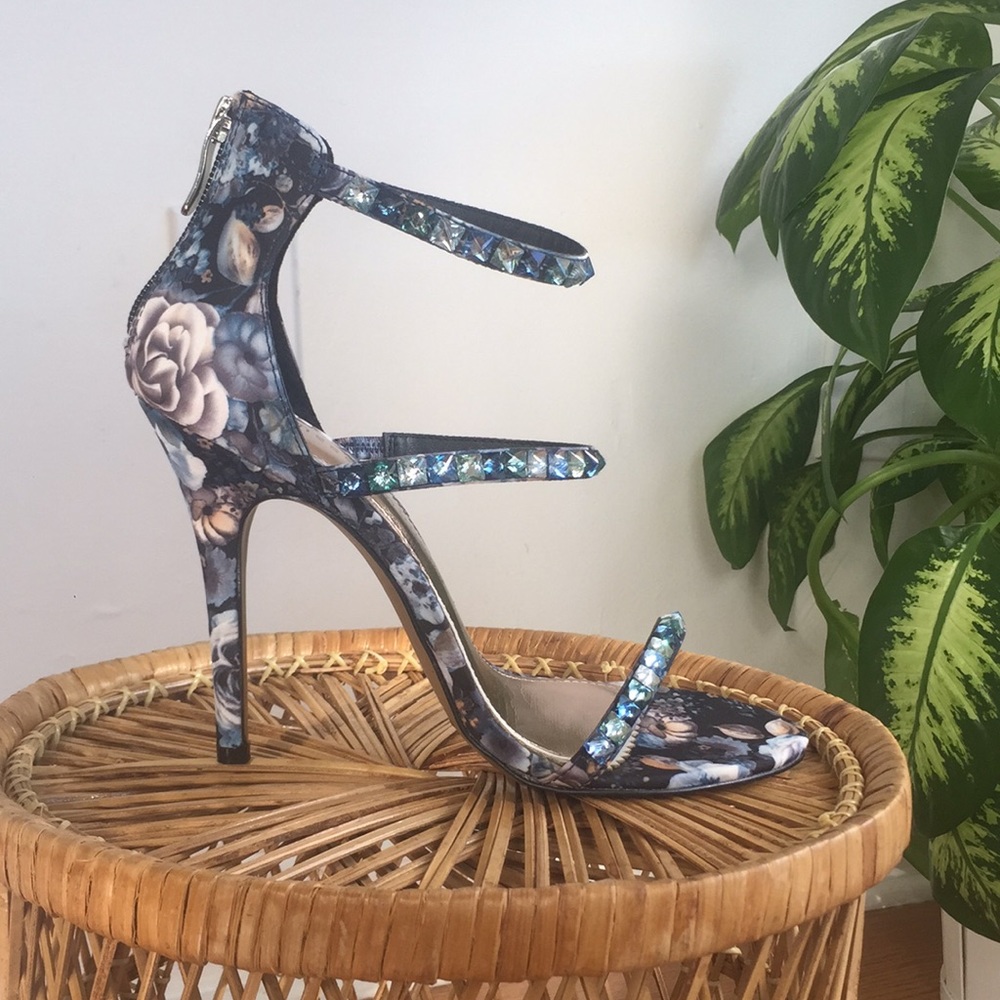 Chinese Laundry Bejeweled Strappy Heel