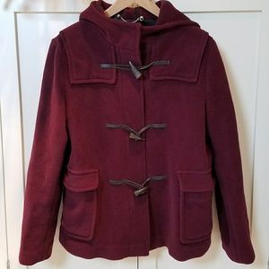 BURBERRY LONDON Wool Duffle Toggle Coat England