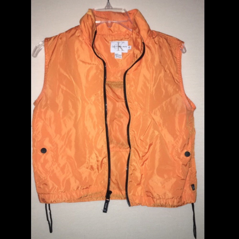 Old school Calvin Klein zip up vest