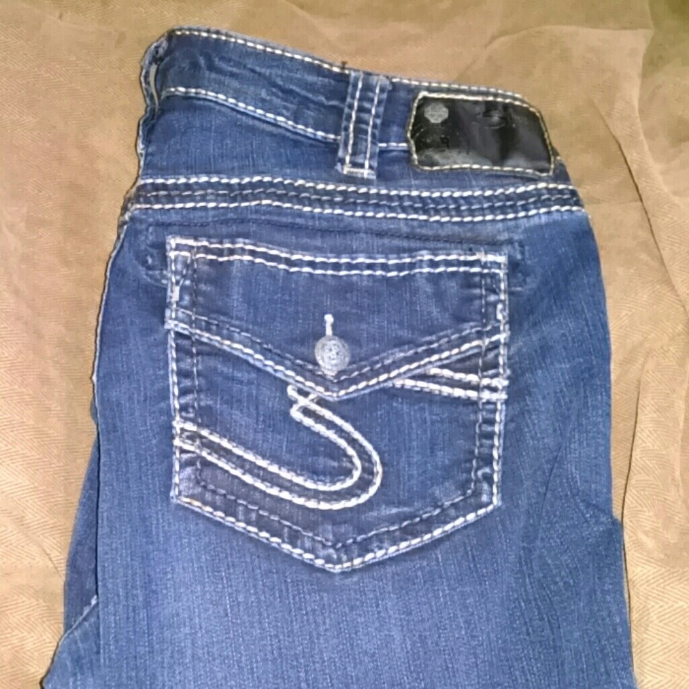 Silver jeans
