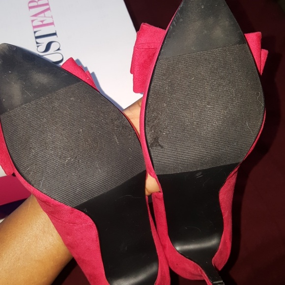 JustFab Red Pumps - Picture 2 of 3