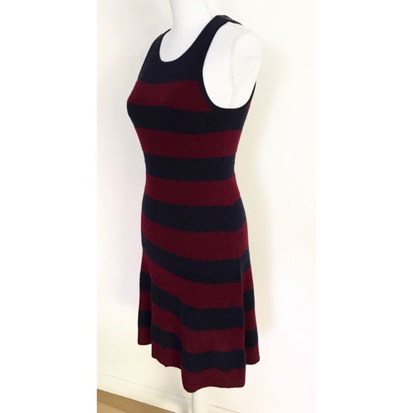 LOFT Ann Taylor Striped Sleeveless Sweater Dress - Picture 5 of 6