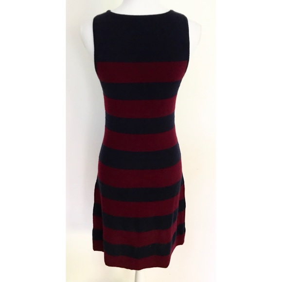 LOFT Ann Taylor Striped Sleeveless Sweater Dress - Picture 6 of 6
