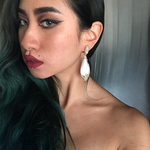 Alexis Bittar Crystal Encrusted Lucite Earrings - Picture 8 of 8