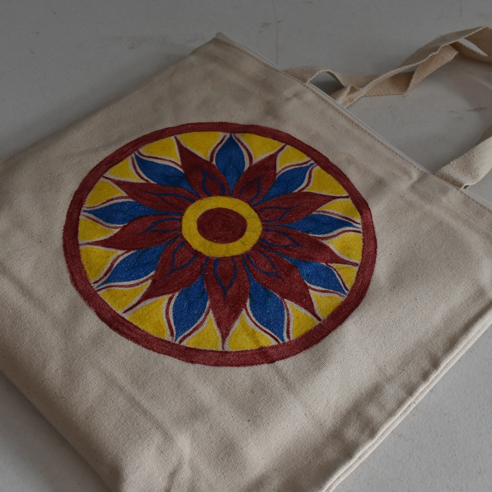 Hanpainted Tote/ Canvas Bag