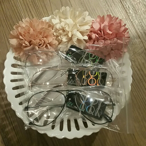 Clear Aviator Glasses ☆○~○☆ - Picture 4 of 5