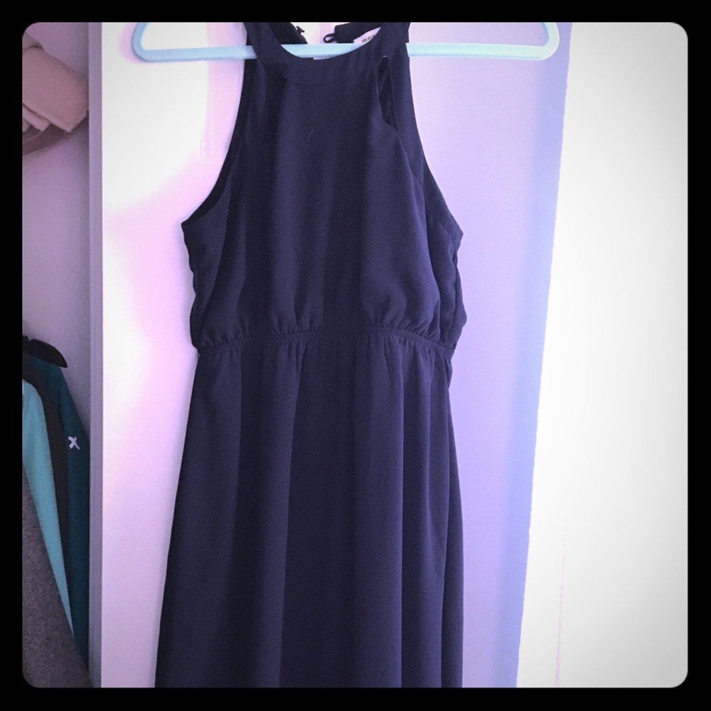 Navy blue sundress