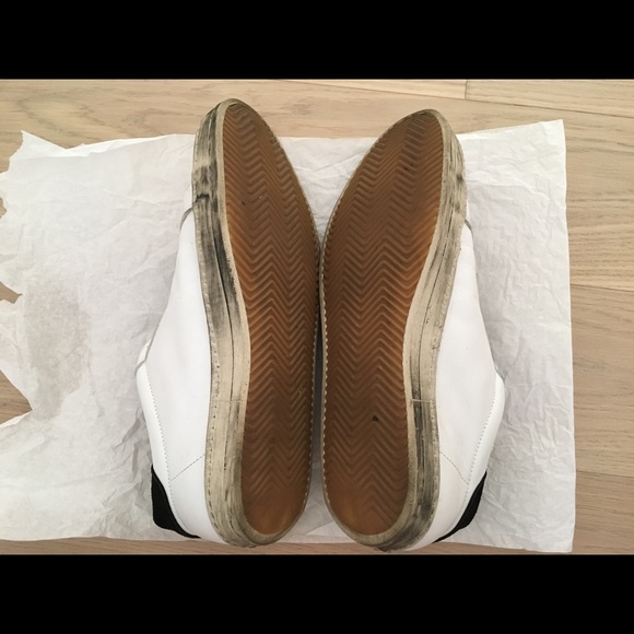 MENS Alessandro Dell’Acqua Leather Logo Sneakers - Picture 5 of 5