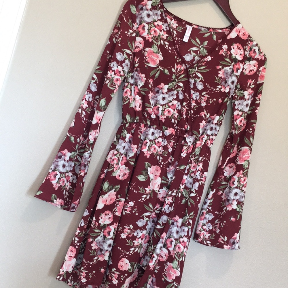 Floral mini dress