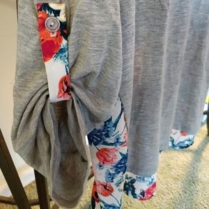 Market & Spruce Dido Mixed Print Top