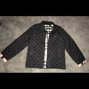 Black Burberry Jacket Size (Child large/women xs)