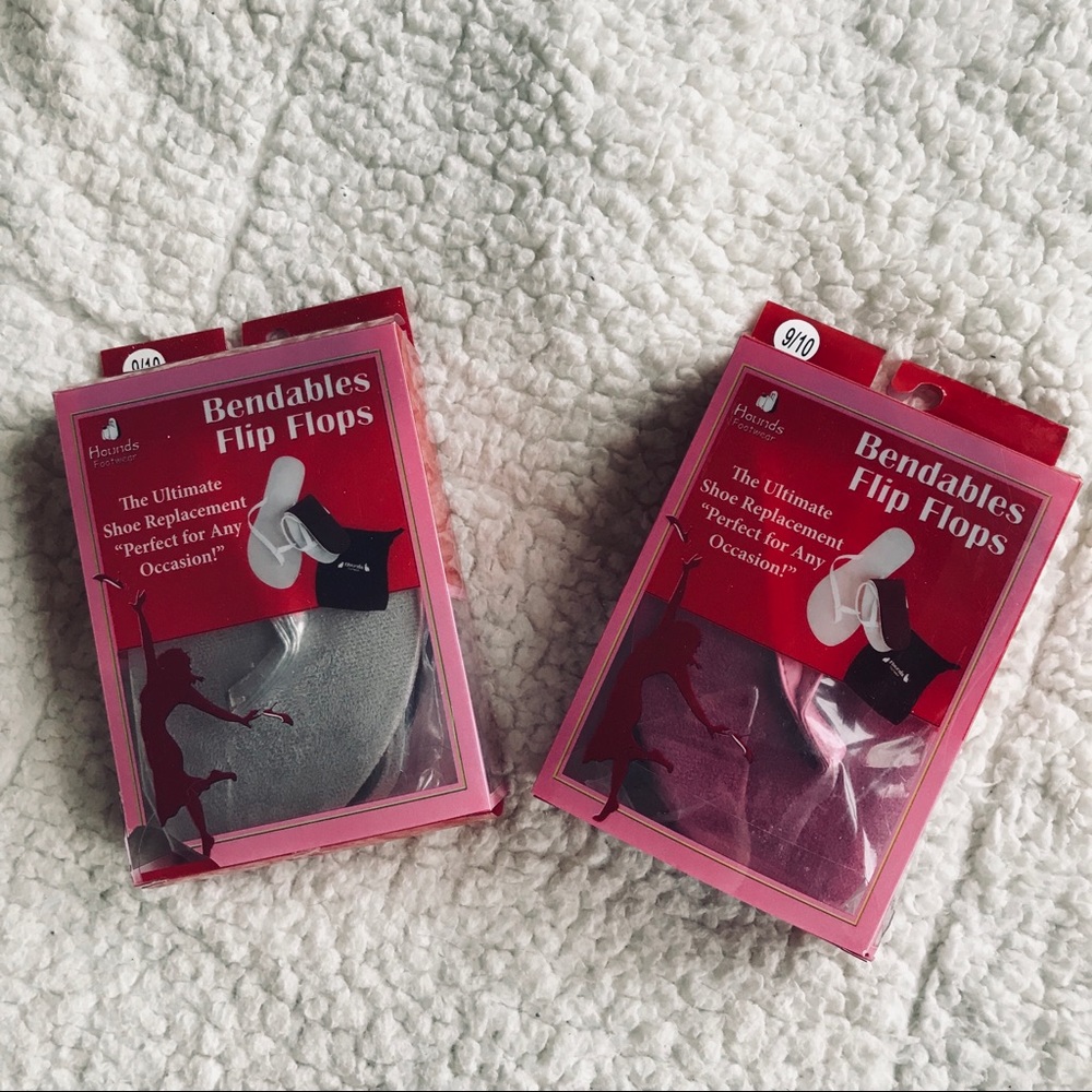 NEW IN BOX Silver and Pink Bendable Shoes