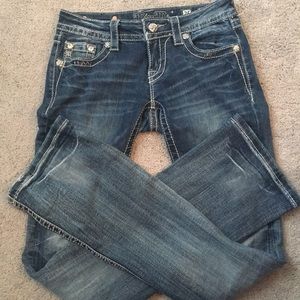 Wing butt boot cut miss me jeans