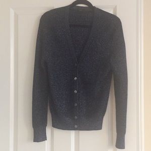 Navy & Silver Cardigan