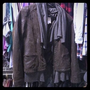 HEI Brown leather jacket