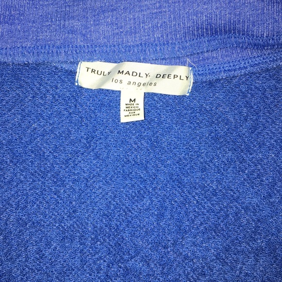 Truly Madly Deeply Cropped Sweater/Sweatshirt - Picture 2 of 3