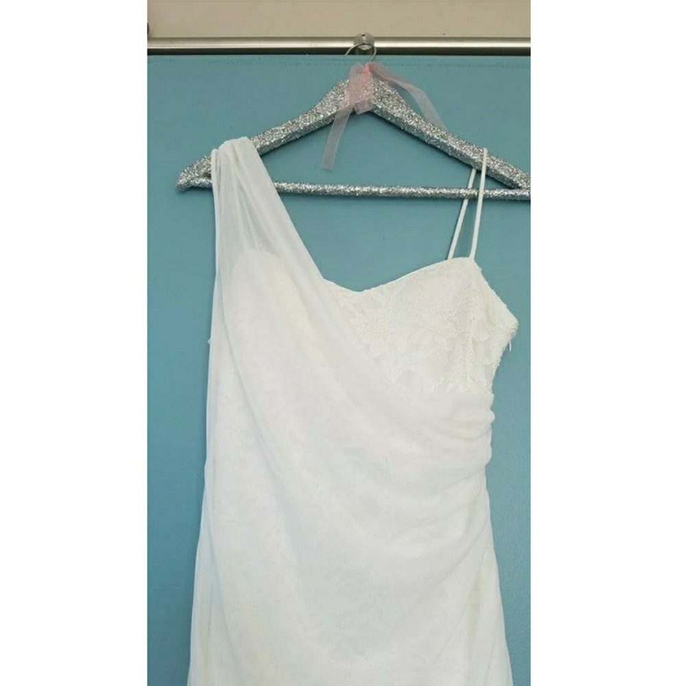 White bridal dress