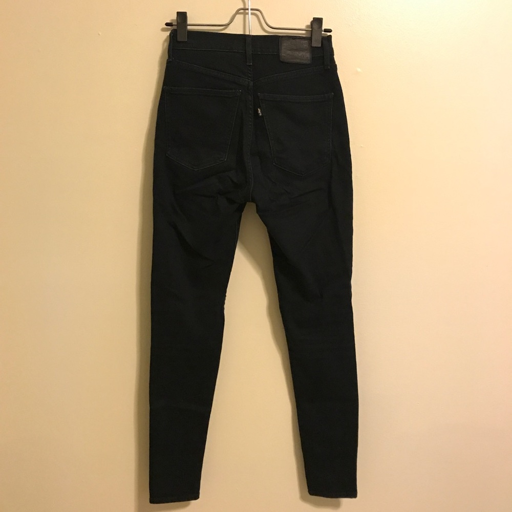 Levi's Mile High Super Skinny in Ink Wash, size 27
