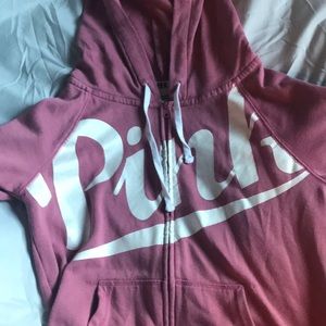 Pink zip up