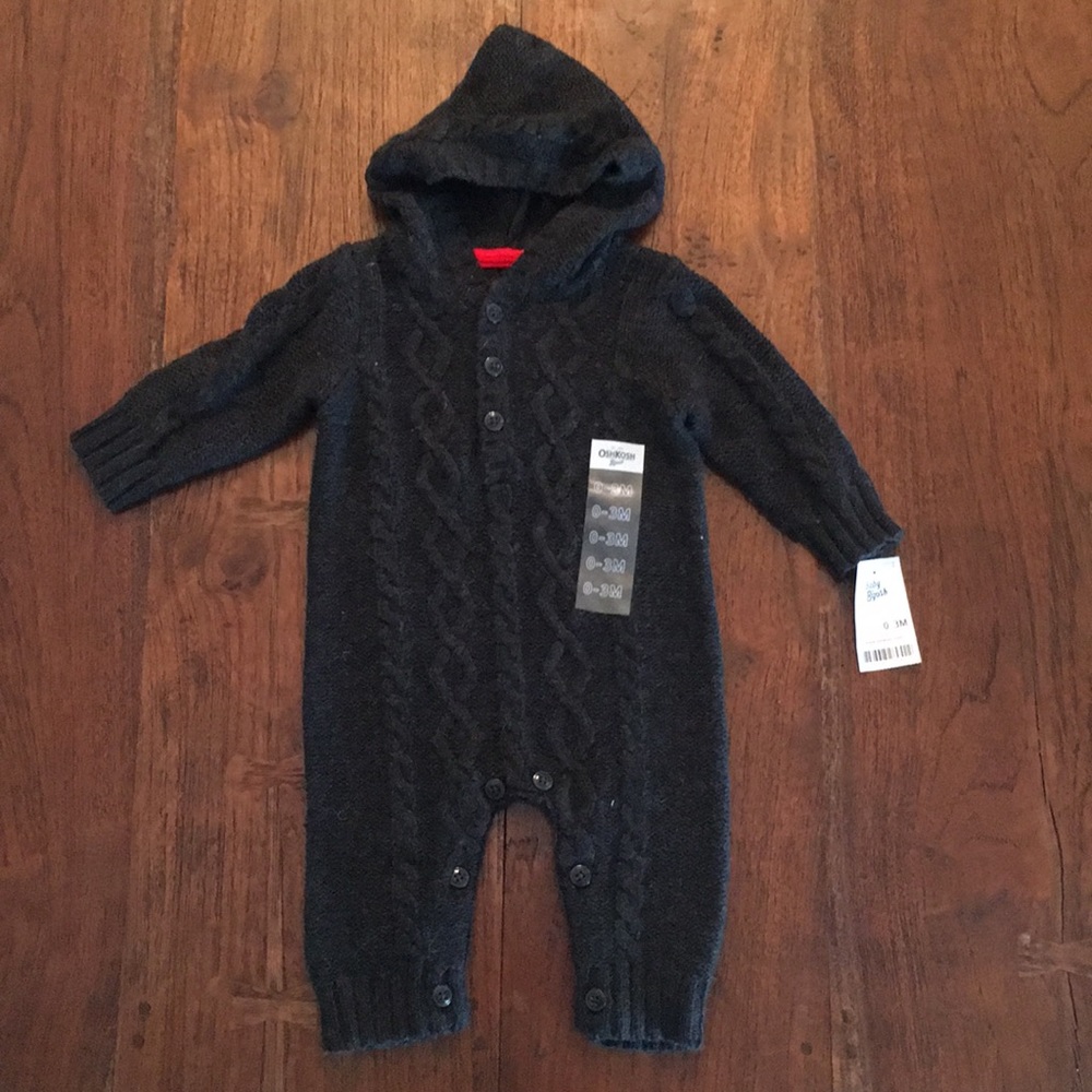 NWT Baby B'Gosh sweater Onesie 0-3 months