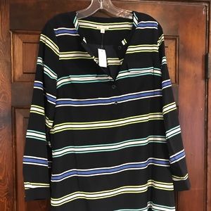 GAP striped shirt dress