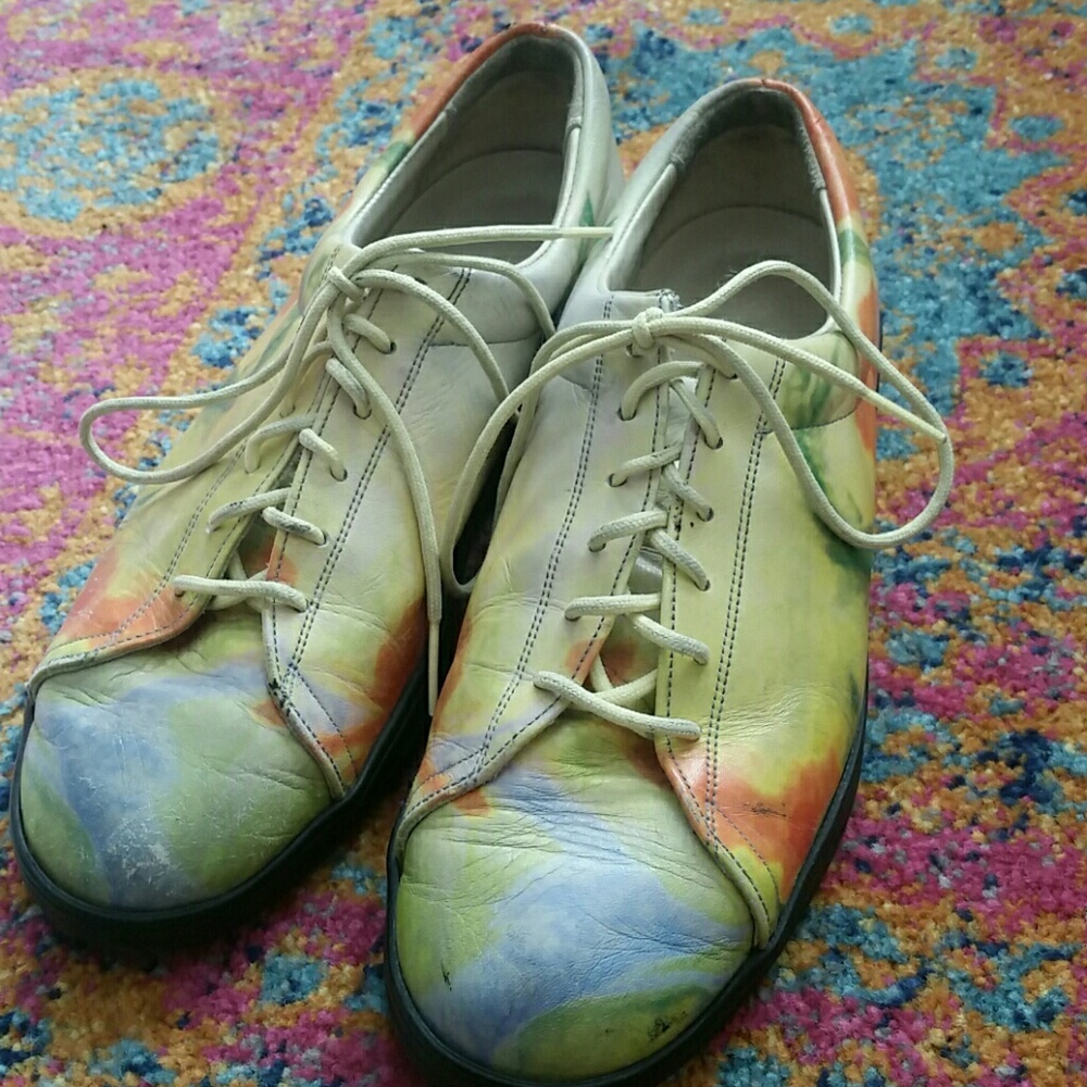 VTG Icon Tiedye Cute Shoes!♡ Size 5!