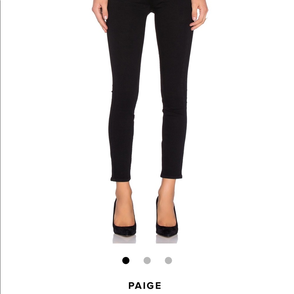 Paige Verdugo Ankle Jean Black - $75
